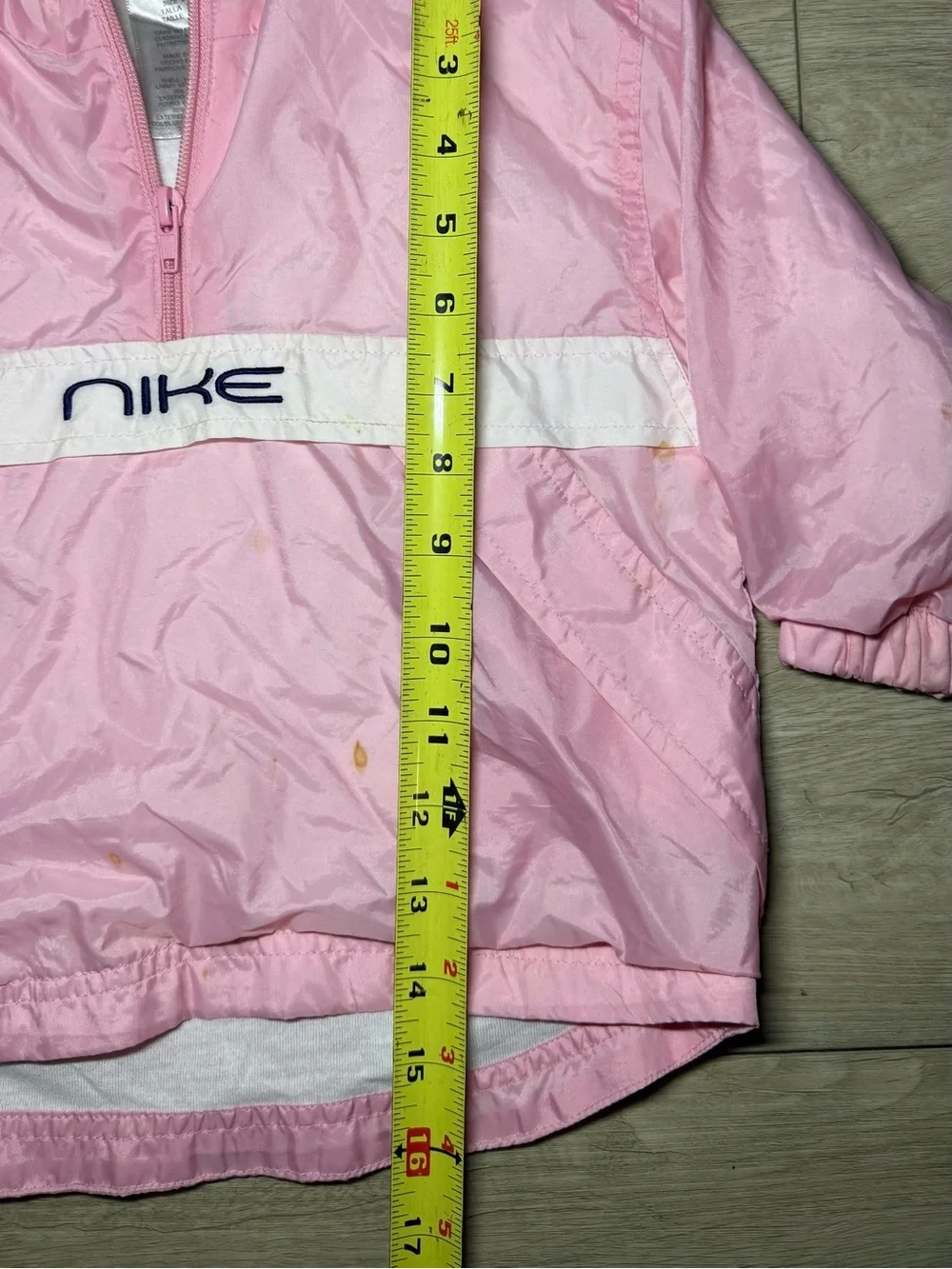 Y2K 2000s Toddlers Embroidered Anorak Nike SpellOut & Swoosh Windbreaker Jacket